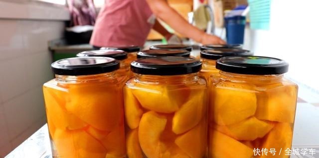 方法|教你在家做黄桃罐头,果肉香甜爽口有技巧,方法超简单