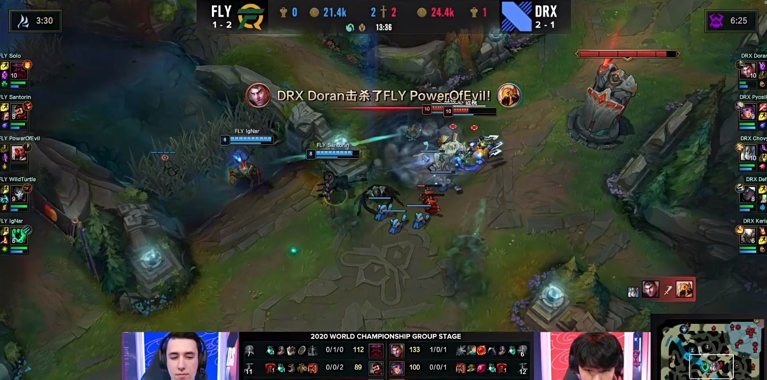 孤儿|LOLFLY上单solo成孤儿，DRX全力养多兰一次不死并且超神！