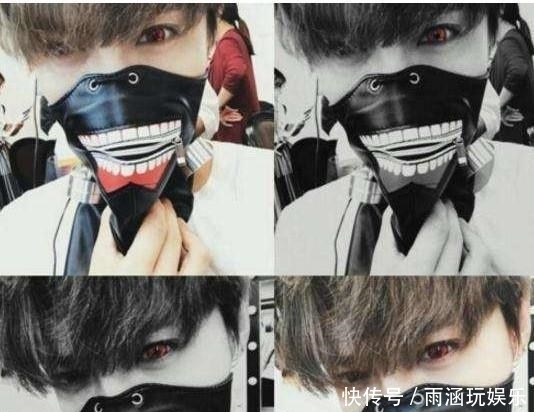 鹿晗|打破次元壁!鹿晗COS金木研帅炸,网友:关晓彤口味奇特!