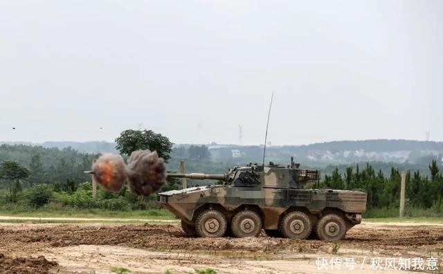 开全|火力开全,11式轮式装甲突击车发射美图来袭