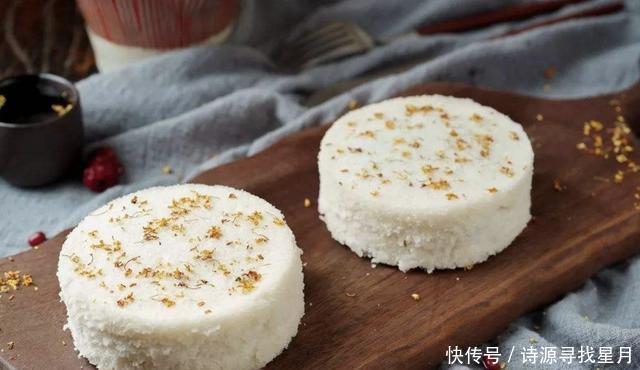 松糕|简单好做的桂花松糕,是让人一口就爱上的甜品
