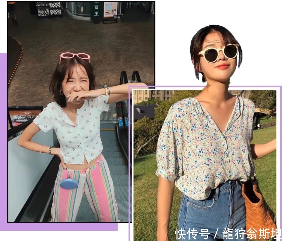  流行|再穿T恤就out了！现在流行“奶奶上衣”，越土越好看！？