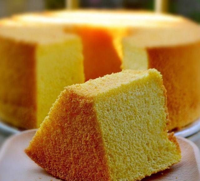 甜点|南瓜戚风蛋糕,健康甜点