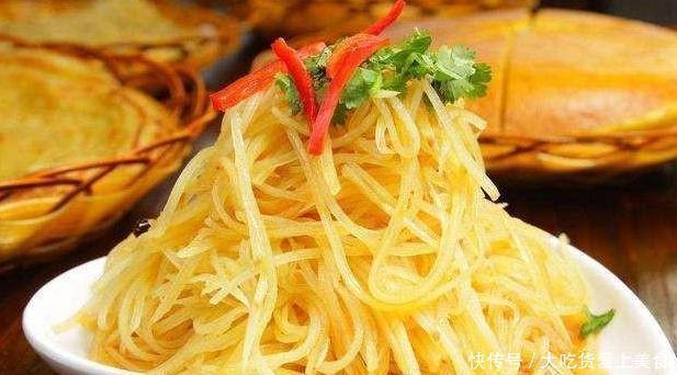可口|凉拌土豆丝的特点是清爽可口,不管是咸的辣的还是酸的都非常好吃