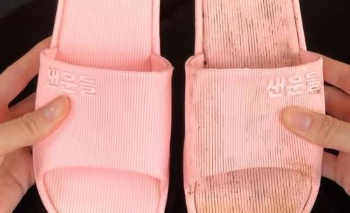  学学|不管拖鞋多脏多黑，教你一招，立马干净如新，好方法快学学