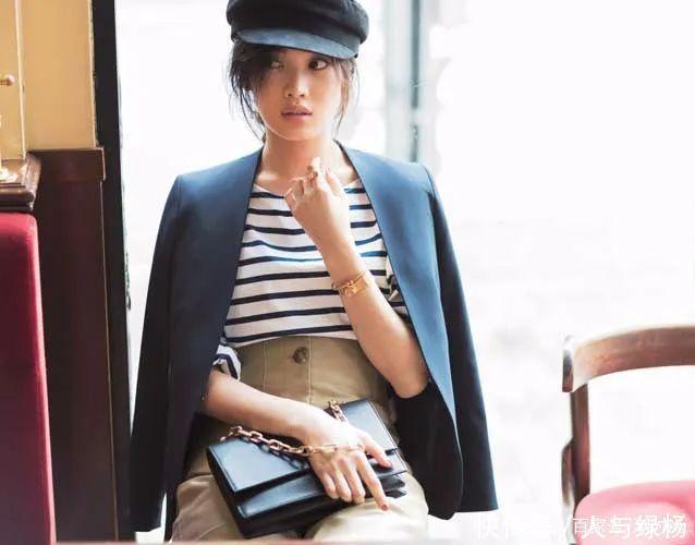 造型|一穿条纹就撞衫简约百搭包揽各种造型!