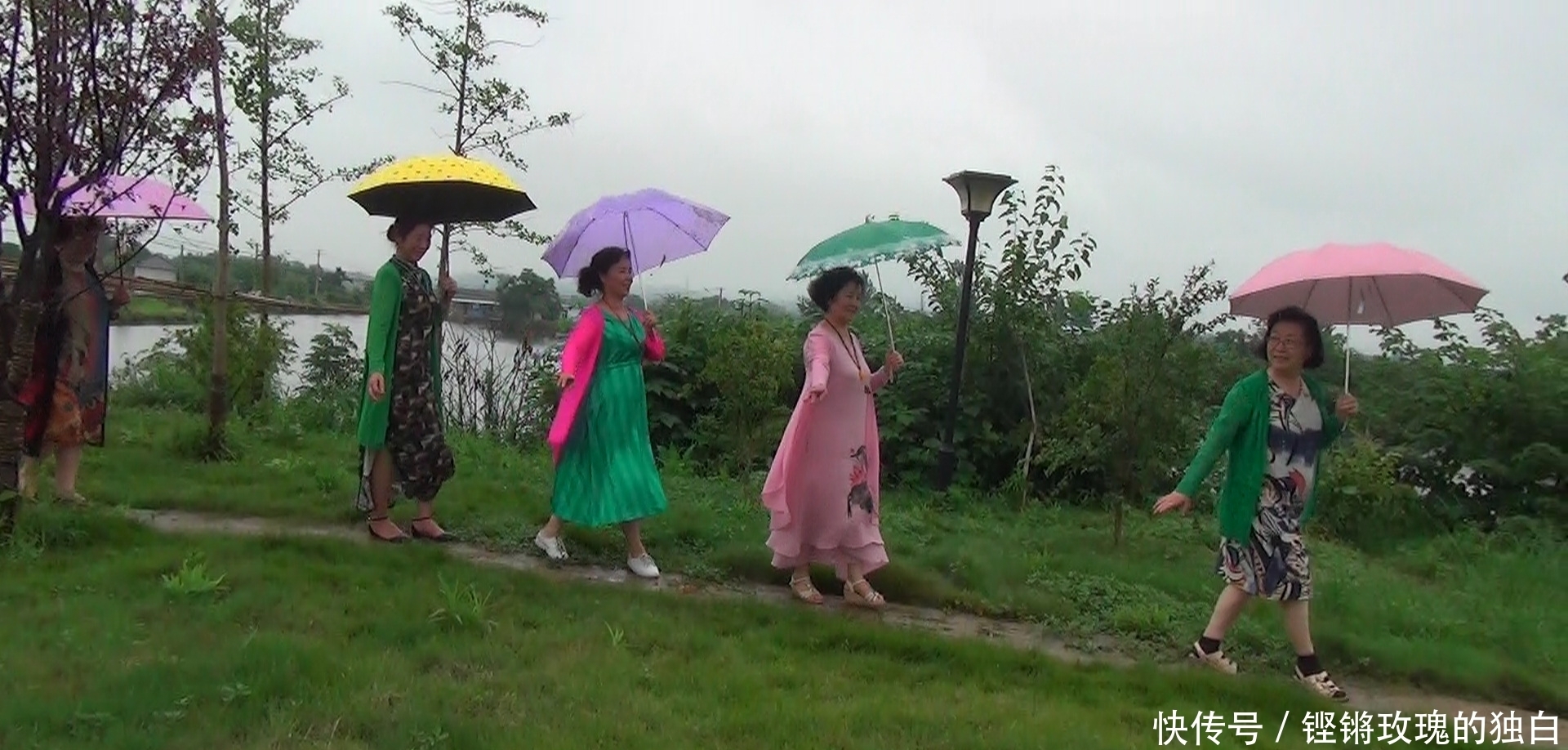 八中|马鞍山八中74届高中女生模特团:南京江宁竹庄生态园雨中走秀(音乐相册)