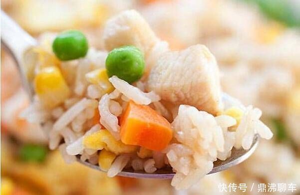 鸡蛋|炒饭-米饭,鸡蛋,鸡肉和虾。比外卖好,而且更健康