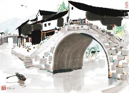 方艺术|“中国画”吴冠中画的太好,中国画在他笔下活了起来