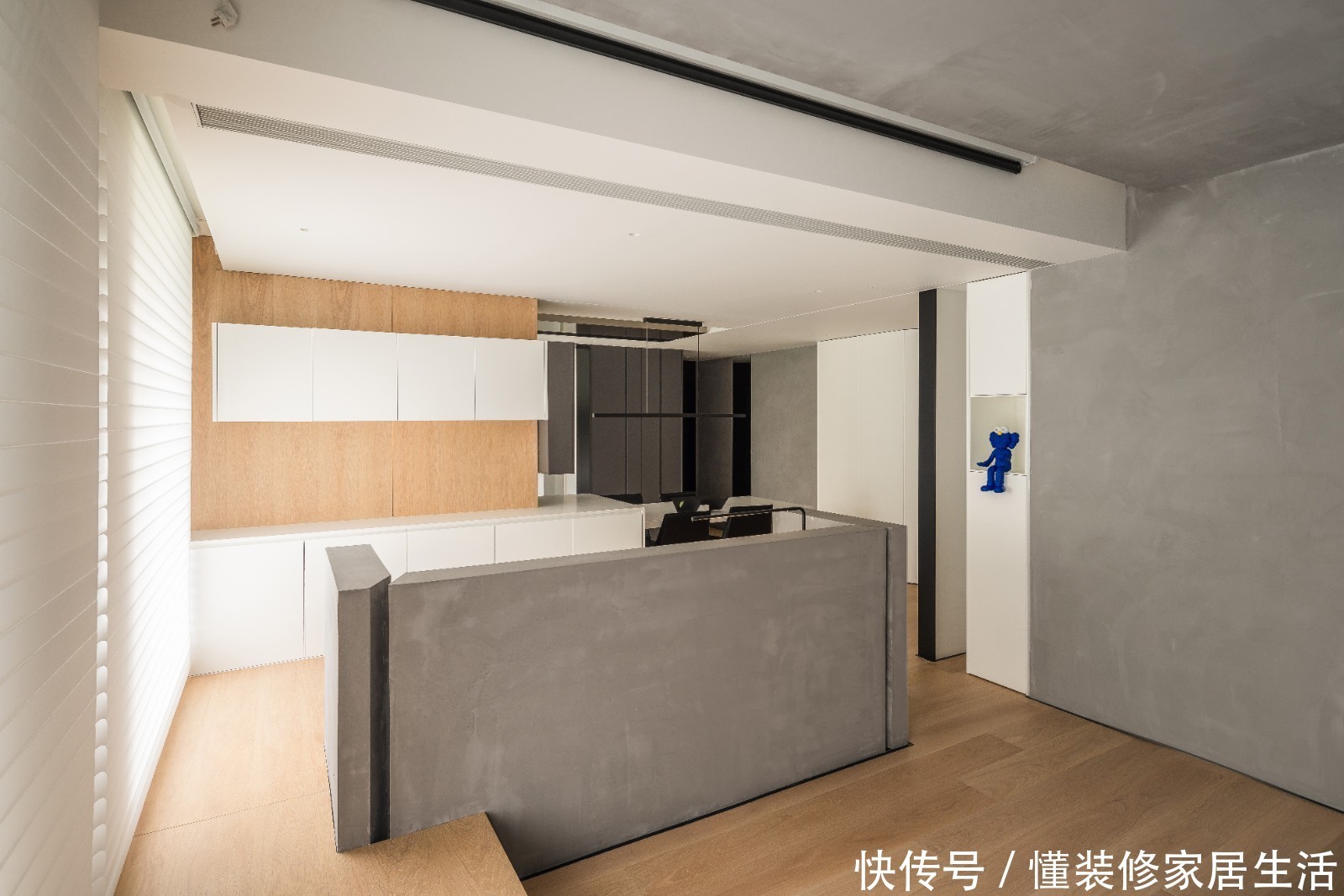 开放式|上海小姑娘的100㎡新家,全屋开放式布局,入户第一眼,就着迷了