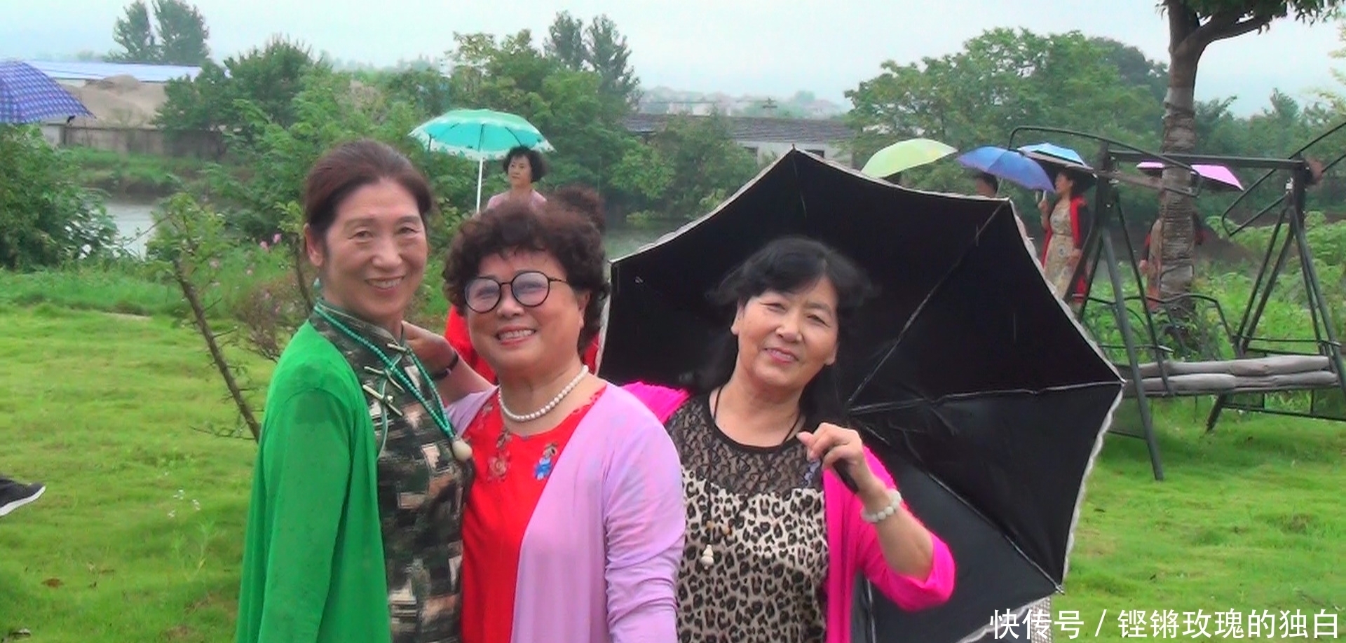 八中|马鞍山八中74届高中女生模特团:南京江宁竹庄生态园雨中走秀(音乐相册)