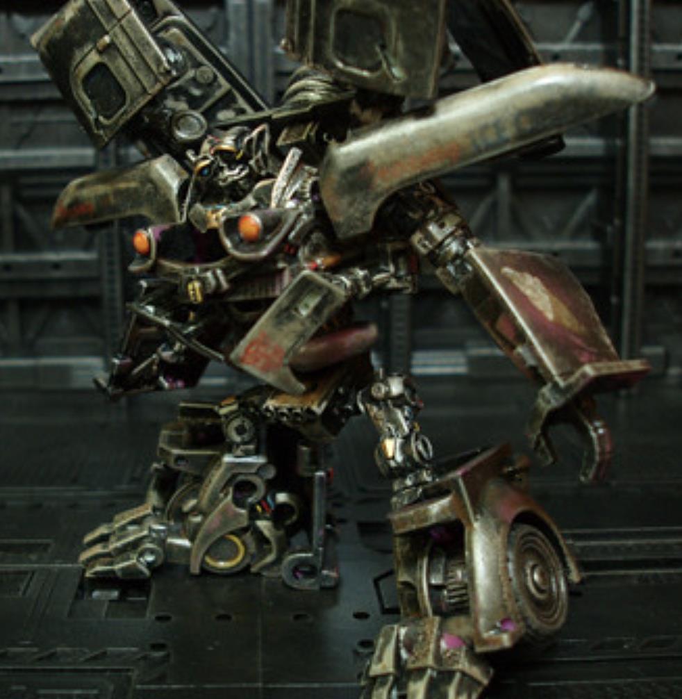 双胞胎|变形金刚动漫人物:重涂《卷土重来》顽强的双胞胎-黑金属冰激凌