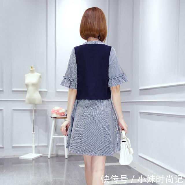 微胖|微胖的女人,穿这款连衣裙真的会显瘦喔~