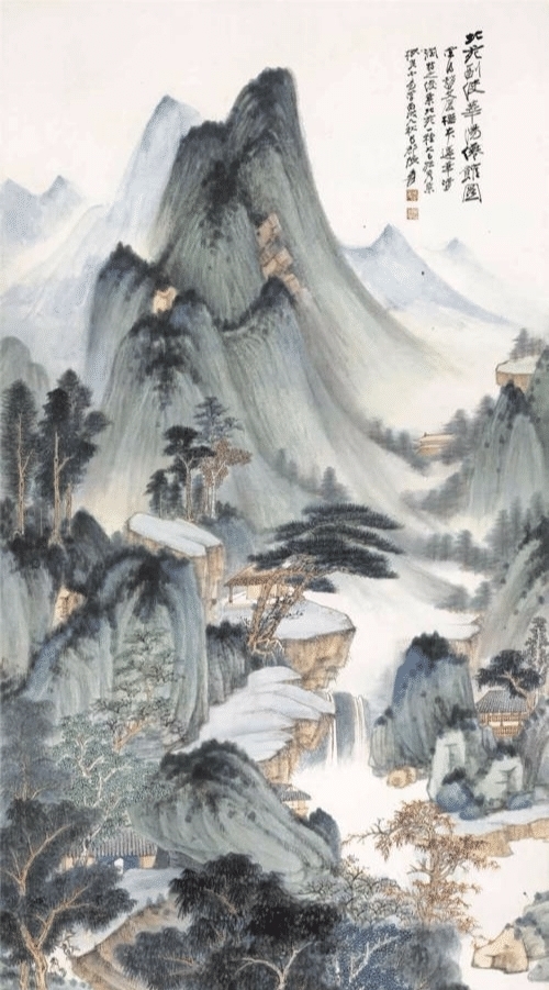 女儿|张大千卖给富商假画，被识破后不但没被责怪，反而撩到了人家女儿