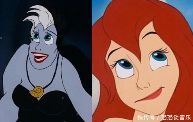爱丽儿公主|当然迪士尼公主和反派换脸，毫无违和感，正反派全靠一张脸