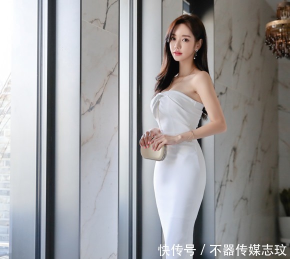 纯白|美女珠珠:维纳斯神圣纯白礼裙