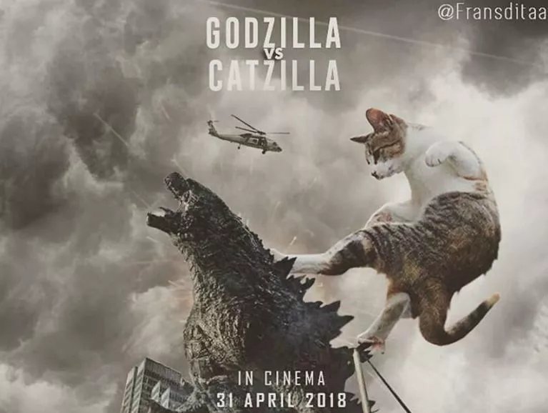  哥斯拉|要是小猫咪突然变成了庞然大物，这个世界会是什么样的