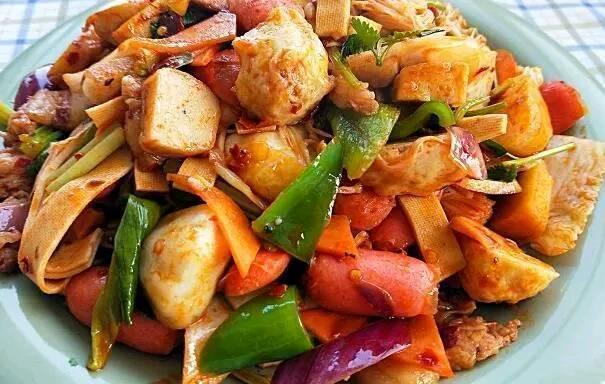 回锅|精选美食推荐芦笋炒虾球,回锅豆腐,干锅鱼丸的做法