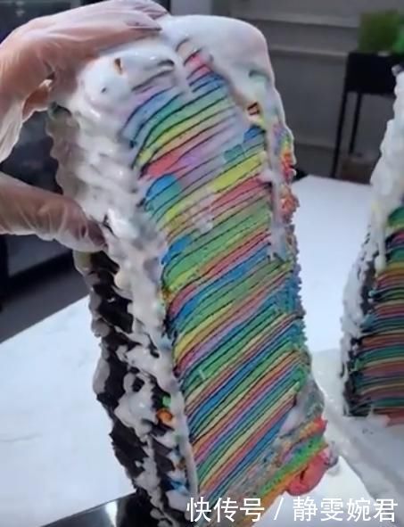 切开|网红“千层蛋糕”,切开一看,吃货就这50都不买