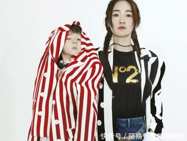 调皮|霍思燕与嗯哼艺术照曝光,一个调皮可爱一个美丽动人,杜江好福气