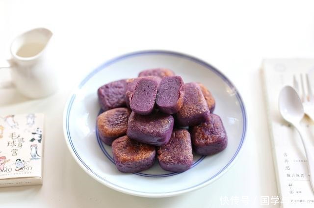 不炸|紫薯里加3个鸡蛋,不煮不炸,个个软嫩好吃,比麻团还要香