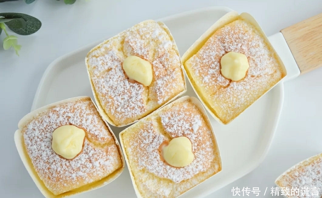 好吃|好吃到转圈圈的蛋糕,你们好奇吗它就是能爆浆的北海道戚风蛋糕