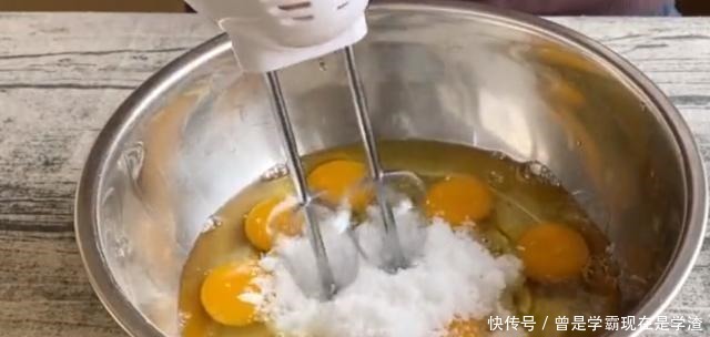 全蛋|老左教你做全蛋小蛋糕,细腻香甜口感好,比饼干好吃