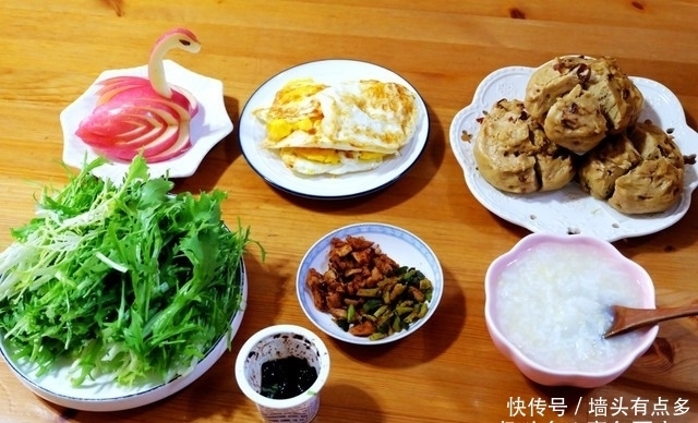 我家|晒晒我家这8天的早餐,每天都有好几样,口味清淡,食材简单