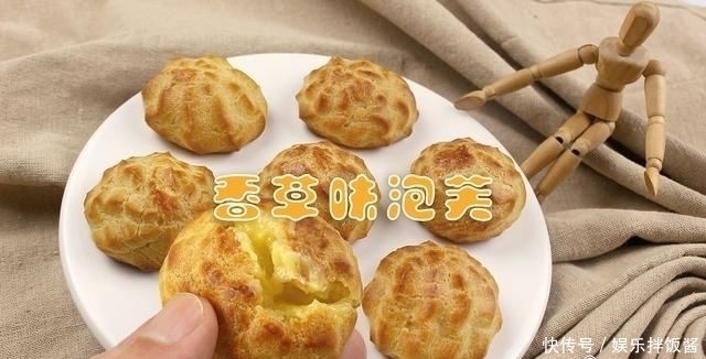 按步|自制甜点香草味泡芙,按步制作比蛋糕简单,零失误操作轻松完成